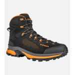 Lowa chaussures de randonn�e lowa homme corvara gtx mid - noir / orange - trekking & voyage - grande ...