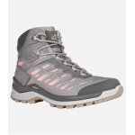 Lowa chaussures tige mid rando lowa femme ferrox gtx mid wmn - gris / rose - fast - hiking - randonne ...
