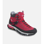 Meindl chaussures femme tige mid rando meindl femme top trail lady mid gtx - framboise - fast - hiking ...