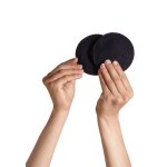 6 coussinets d'allaitement lavables en coton