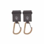 Attaches poussette avec mousqueton (lot de 2)