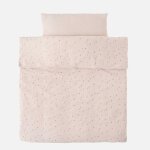 Bali, moka & snow housse de couette mousseline