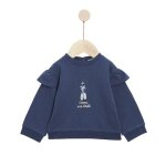 Bleu ballerine sweat en molleton
