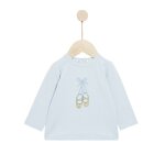 Bleu ballerine tee - shirt manches longues