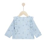 Bleu ballerine tunique manches longue