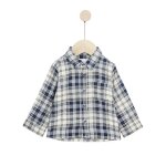 Bleu ch�teau chemise manches longues