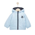 Bleu ch�teau parka r�versible � capuche