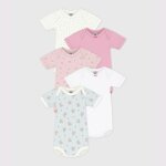 Bodies manches courtes en coton