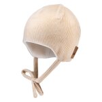 Bonnet beanie en velours c�tel�