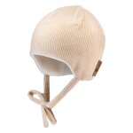 Bonnet beanie en velours c�tel�