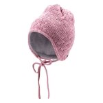 Bonnet tricot c�tel� et tress�