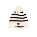 Bonnet en tricot doubl� polaire