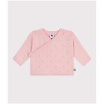 Brassi�re b�b� cache - c?ur ajour�e en tricot laine et coton