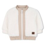 Cardigan doubl en polaire duveteuse