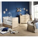 Chambre antonin duo : lit b�b� �volutif 70 x 140 + commode