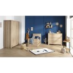 Chambre antonin : lit b�b� �volutif 70x140 + armoire + commode