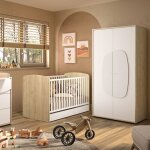 Chambre basile duo : lit 60 x 120 + armoire