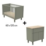 Chambre el�onore duo : lit 60 x 120 + commode
