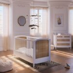 Chambre hermione duo : lit b�b� 70 x 140 cm + commode