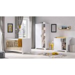 Chambre leaf : lit 70x140 + armoire + commode