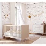 Chambre lunea : lit �volutif b�b� 70x140 + commode