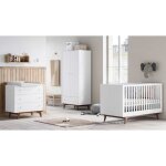Chambre mid2 : lit b�b� �volutif 70 x 140 cm + armoire + commode