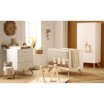 Chambre nacrea trio : lit b�b� 60 x 120 cm + commode + armoire