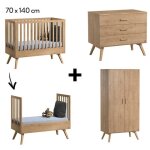 Chambre nautis : lit 70x140 + commode + armoire