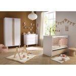 Chambre paloma : lit b�b� 60x120 + commode + armoire