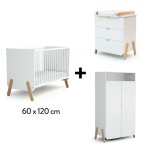 Chambre pirate : lit 60 x 120 cm + commode + armoire