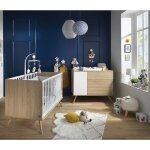 Chambre seventies : lit b�b� 70x140 + commode
