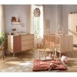Chambre seventies new : lit b�b� 70x140 + commode