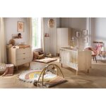 Chambre solne : lit 60 x 120 cm + armoire + commode
