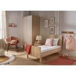 Chambre solne : lit bb 70 x 140 cm + armoire + commode