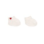 Chaussons naissance tricot�s en coton