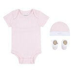 Coffret naissance body + bonnet + chaussons