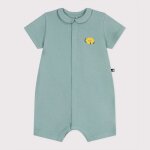 Combicourte en coton et son col claudine