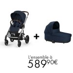 Offre cybex : poussette balios + nacelle  589, 90 ?