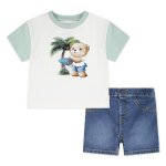 Ensemble b�b� t - shirt + short