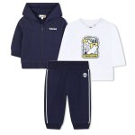 Ensemble pantalon + cardigan + t - shirt