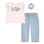 Ensemble t - shirt + pantalon + chouchou