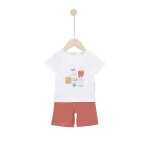 Escapade au soleil t - shirt manches courtes + bermuda