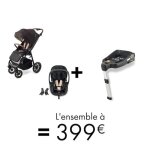 Offre formula baby : pack travel lounge poussette coque et adaptateurs + base lounge = 399?