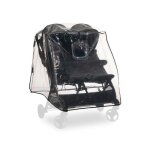 Habillage de pluie universel pour poussette double