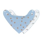 Happy rascals lot de 2 bavoirs bandanas
