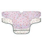 Happy rascals lot de 2 bavoirs manches longes avec poche