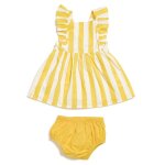 Hello yellow ensemble robe b�b� et bloomer