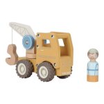 Jouet en bois camion grue
