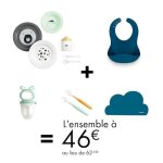 Le kit de vaisselle pour bb avec maka !