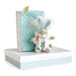 Lapin de sucre carnet de sant + doudou